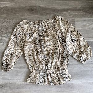 Leopard print Top